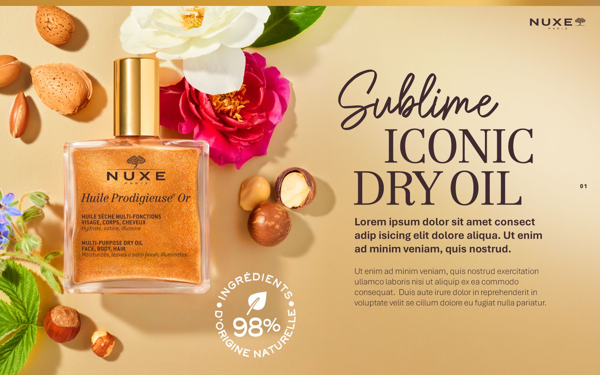 Convention des ventes Nuxe